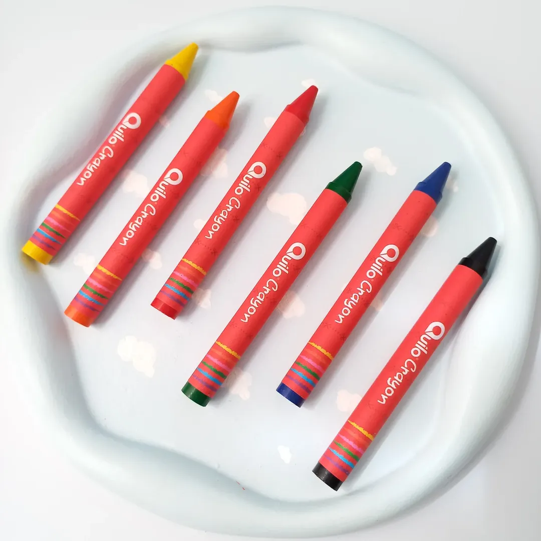 مداد شمعی ۱۰ سانتی ۶ رنگ Quilo