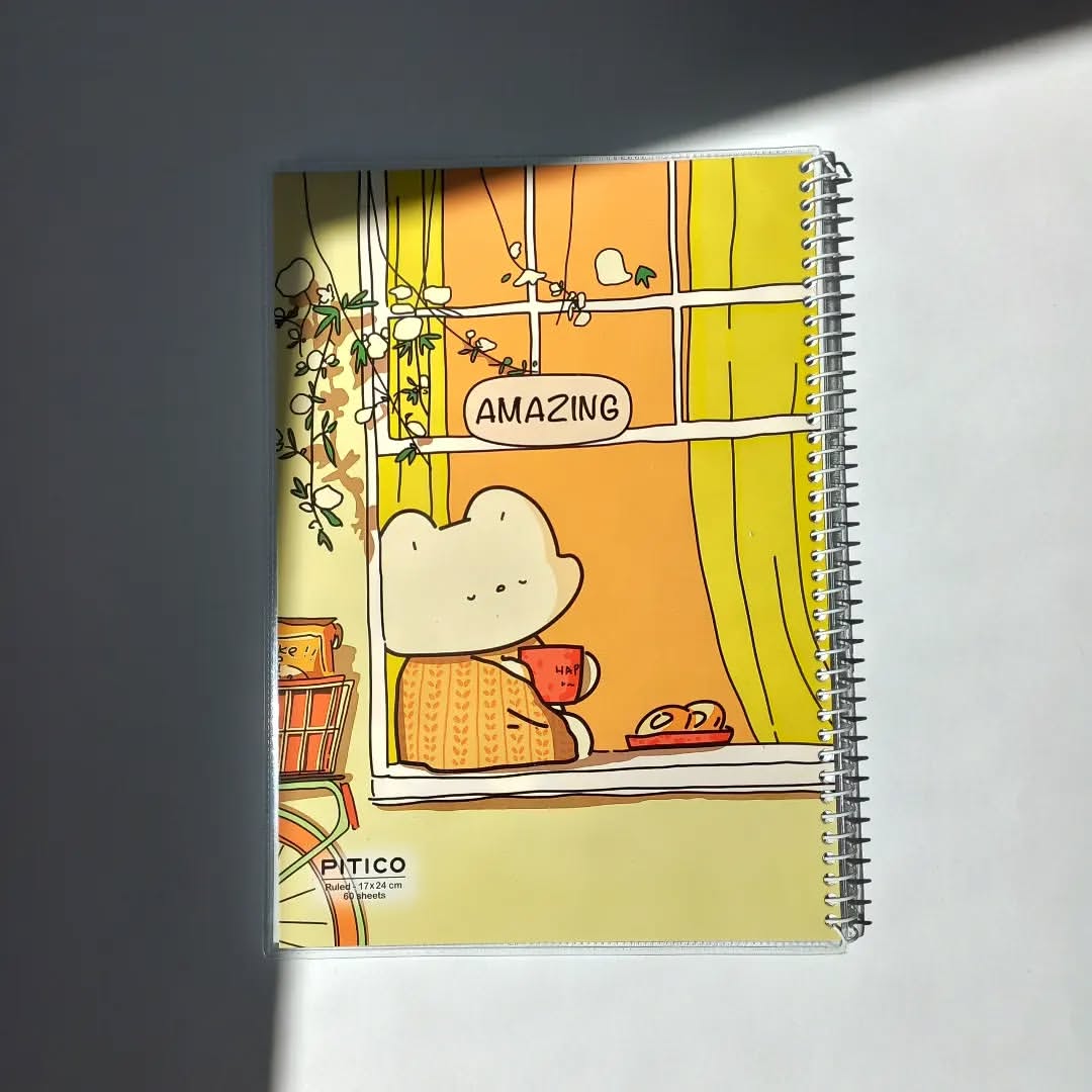 دفتر سیمی ۶۰ برگ پیتیکو سری Amazing